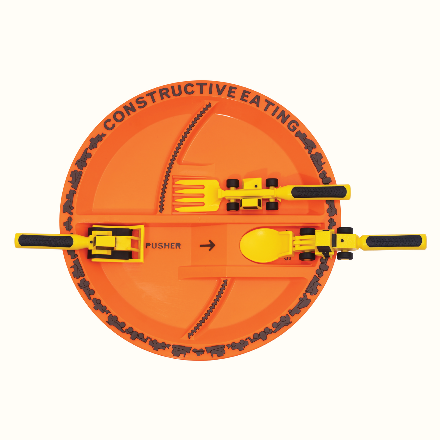 🚧 DigyScoop™ – Construction Plate & Utensil Set