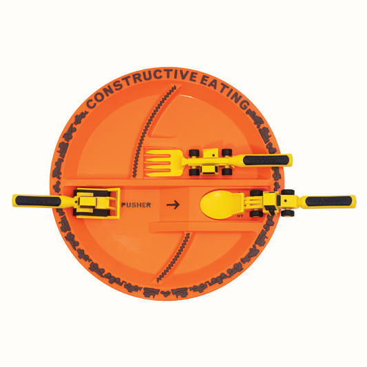 🚧 DigyScoop™ – Construction Plate & Utensil Set