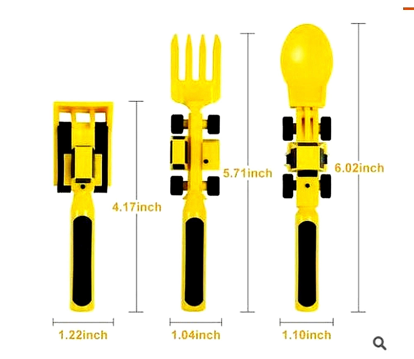 🚧 DigyScoop™ – Construction Plate & Utensil Set